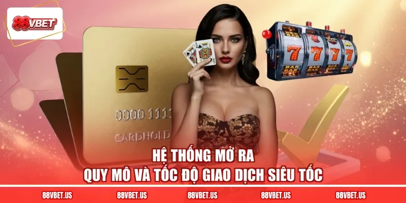 Hệ thống mở ra quy mô và tốc độ giao dịch siêu tốc